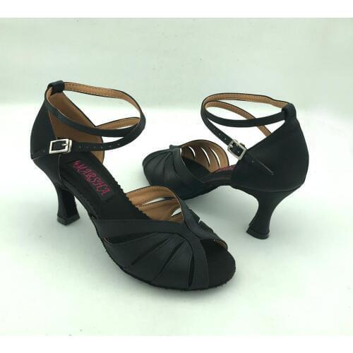 Comfortable and fashional womens latin dance shoes ballroom salsa shoes tango shoes & wedding shoes 6223BLK more than 10colours
