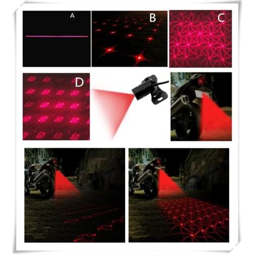 Universal Personality Light LED Motorcycle Laser Fog Light for Kawasaki D-TRACKER125 KLX150S KLX250,D-TRACKER KDX125-250
