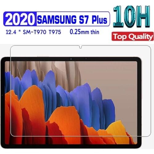 0.25 mm Top quality Tempered Glass For Samsung galaxy Tab S7 Plus 12.4 SM-T975 T970 2020 Slim Screen Protector 9D Glass Guard