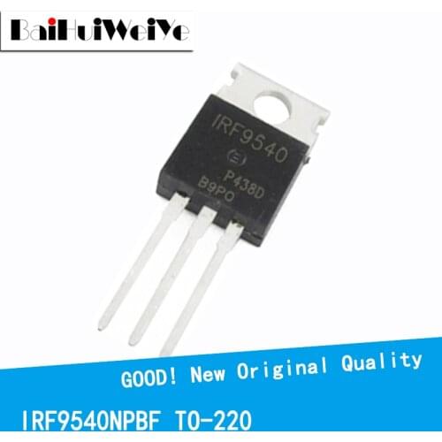 10PCS/LOT IRF9540NPBF IRF9540N IRF9540 100V/23A TO-220 New and Original IC Chipset MOSFET MOSFT TO220