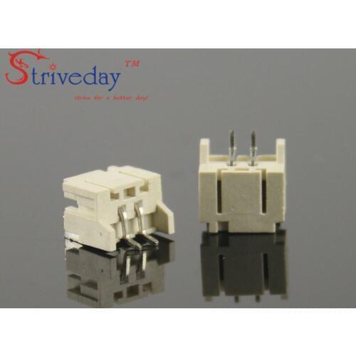 100pcs/lot led SMD terminal 2p high temperature flame PH2.0 horizontal SMD Terminal Block Universal Compact Wire Connector