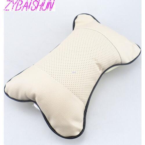 2PCS /neck headrest breathable car pillow car styling accessories for Mini One Cooper R50 R52 R53 R55 R56 R60 R61 PACEMAN COUNTR