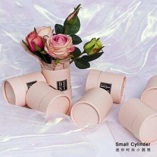 6pcs Mini Round Flowers Gift Packaging Boxes Wedding Party Home Storage Display Decor Box Florist Flower Arrangement Hat Boxes