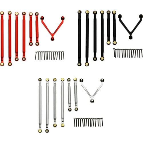 7x 1/24 RC Aluminum Rod Link Linkage for Axial SCX24 AXI00002 Spare Parts