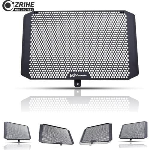 Motorcycle Accessories Aluminum Radiator Grille Guard Cover Protector Motorcross Radiator Guard for Suzuki V-Strom 650 2011