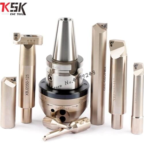 Big range 8-320mm BT30-NBH2084X high Precision 0.005 NBH2084 NBH2084X boring head with 7Ppcs XBJ boring bars CNC boring tools