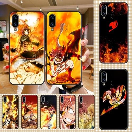Anime Fairy Tail Phone case For Huawei Honor 6 7 8 9 10 10i 20 A C X Lite Pro Play black fashion bumper 3D Etui art coque pretty