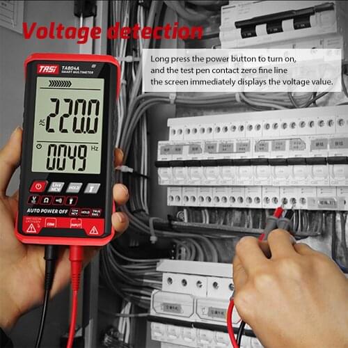 TA804A / TA804B Digital Multimeter Professional Auto Tester True RMS Multimeter Ultra-Thin Intelligent OHM NCV Voltage Meter