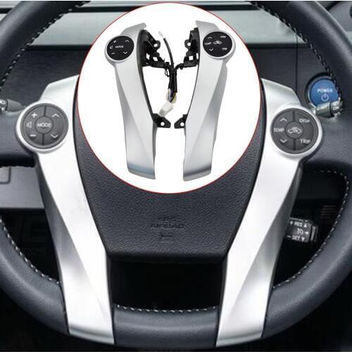 Two colors available) Car Cruise Control Steering Wheel Buttons Switch For T oyota Prius / Prius C / Aqua 45186-47030