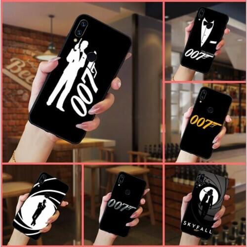 James bond 007 movie Phone Case For Xiaomi Redmi note 7 8 9 t k30 max3 9 s 10 pro lite Anti-fall protective funda