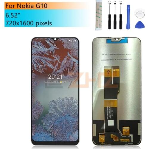 Screen For Nokia G10 LCD Display Touch Screen Digitizer Assembly TA-1338 TA-1334 Lcd Screen Replacement Repair parts 6.52"