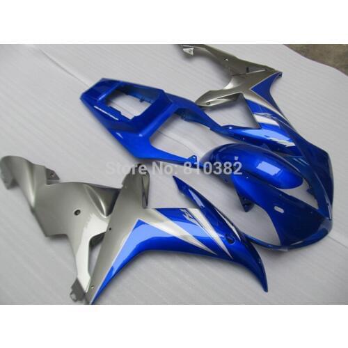 Motorcycle Fairing kit for YZFR1 02 03 Injection mold YZF R1 2002 2003 YZF1000 blue grey ABS Fairings set+7gifts YM55