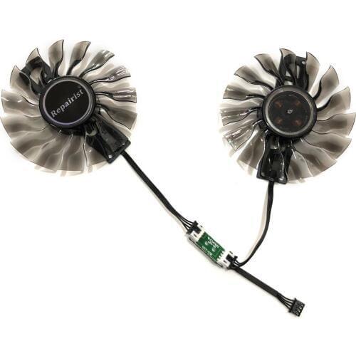 2pcs/Set Palit GeForce GTX 970 JetStream GPU Cooler 90MM Fan For Palit GTX970 JetStream 4 GB Graphics Cards As Replacement