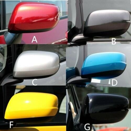 Left Right Car Outside Mirror Cover Wing Door Side Mirror Housing Shell Cap For Honda FIT JAZZ 2009 2010 2011 2012 2013