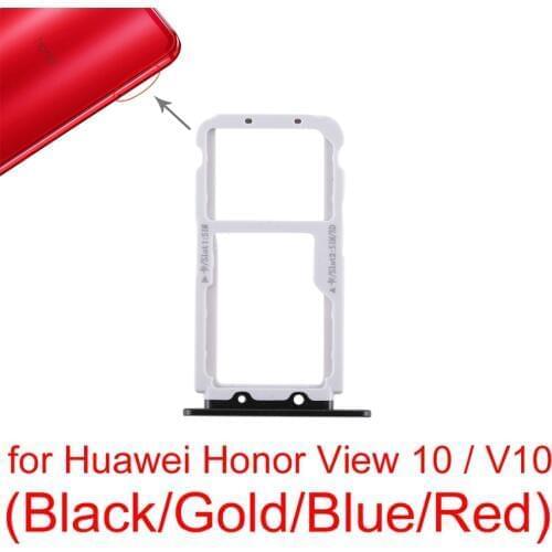 New for Huawei Honor View 10 / V10 SIM Card Tray + SIM Card Tray / Micro SD Card Repair replacement parts