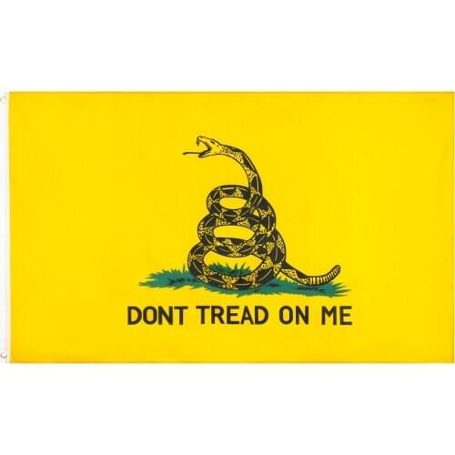 Jennifer hanging 90*150cm dont tread on me Tea Party Rattle Snake gadsden flag