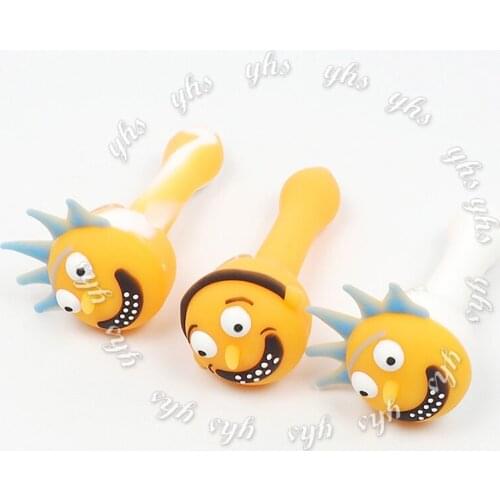 Silicone Smoking Pipe Dismantling tobacco pipe For Smoking Pipe Mix Colors for Cute Christmas gift