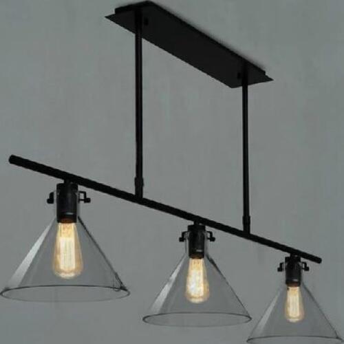 Three crystal glass lamp 2017 NEW Nordic minimalist American retro pendant lights lighting living room dining bar GY1105