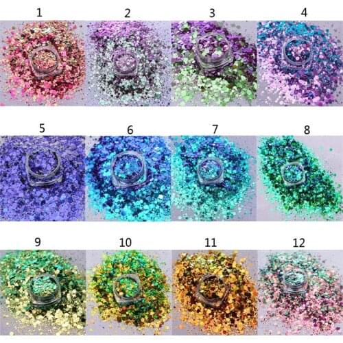 Magic Chameleons Sequins Cloud Paillette Powder Irregular Nail Art Glitter Resin Pigment Sequins Flakiess Jewelry Making