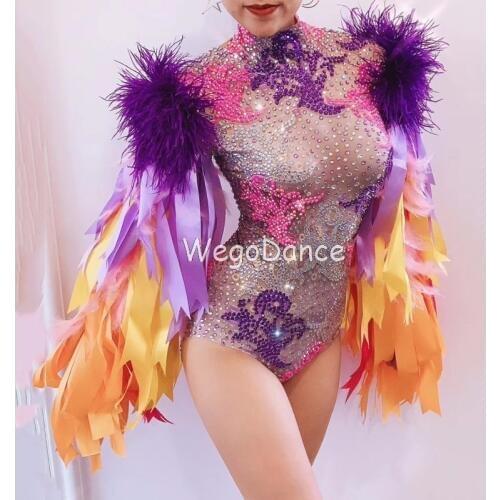 Wegodance Swimwear With Rhinestones