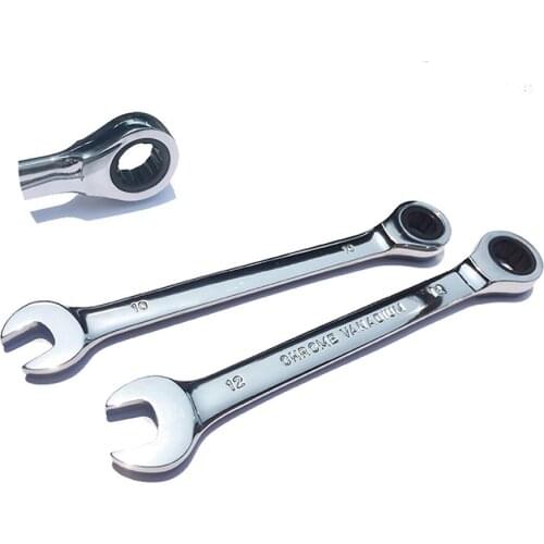 1pc Combination Ratchet Wrench Dual-purpose Ratchet Keys Hand Tool Ratchet Spanners Car Repair Tools Torque Gear Socket Nut Tool