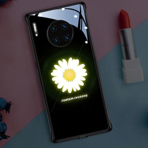 Daisy LED luminous mobile phone case huawei mate 20 30 pro 30Pro p20 p30 mate30 p40 Pro plus call flashing protective cover