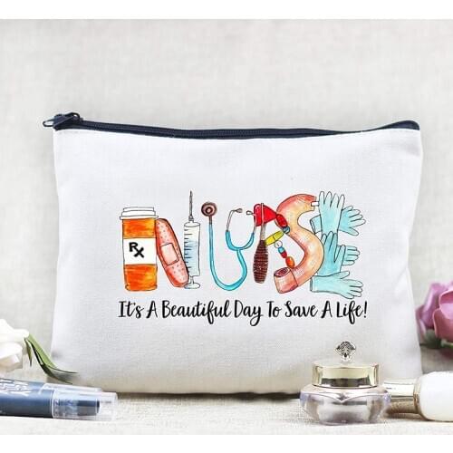 Nurse Week Christmas graduation birthday Christmas Nursing School Student Teacher Practitioner Survival Kit Makeup Gift Bag