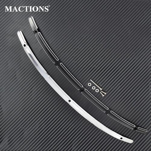Motorcycle Windscreen Windshield Trim CNC For Harley Touring Electra Glide Ultra Limited Street Tri Glide FLHX 2014 2015 2016-Up