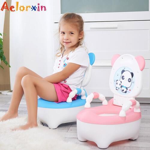 2019 Cute Cartoon Portable Baby Pot For Newborns Baby Potty Toilet Seat Child Training Girls Boy Potty Childrens Pot Urinal