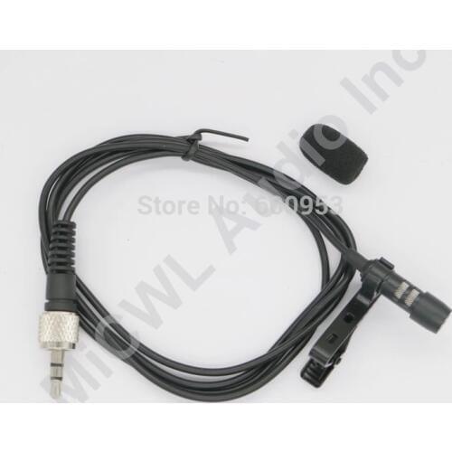 Professional Mini Lavalier Lapel Stereo Cardioid Condenser Microphone Mic for Sennheiser G1 G2 G3 G4 Wireless Transmitter 1.2m