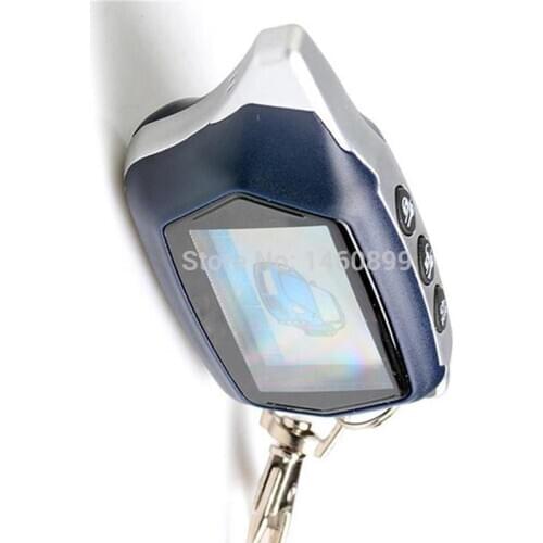 RU C9 2 Way LCD Remote Control Key Fob For Russian Keychain Car Anti-theft System Vehicle Security Starline C9