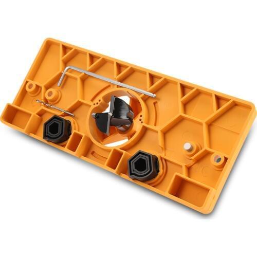 35MM Concealed Hinge Drilling Jig Woodworking Drill Guide Set DIY Tools