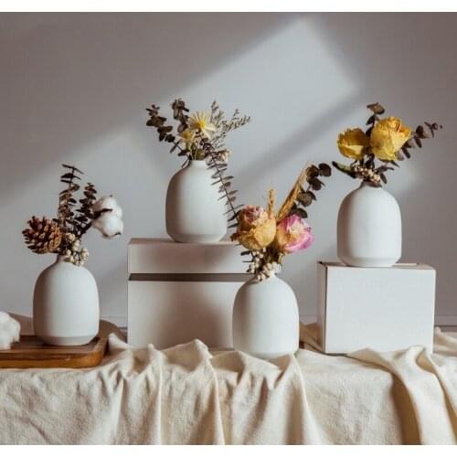 Decorates Furniture To Liive In Flower Arrangement Small Adorn Article Contracted TV Table Pottery Porcelain Vase