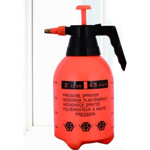 1pc 2L Hand Sprayer Bottle Trigger Pressure Sprayer Plastic Pressure Sprayers Home Garden Watering Spray Bottles