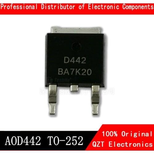 10pcs/lot AOD442 TO-252 D442 TO252 AO442 In Stock