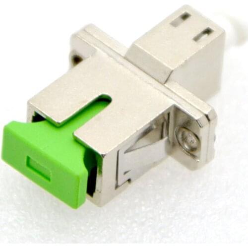 10pcs Optical Fiber Connector LC-SC SingleMode MM APC Metal Adapter Flange Coupler For Optical Power Meter Free Shipping Brazil