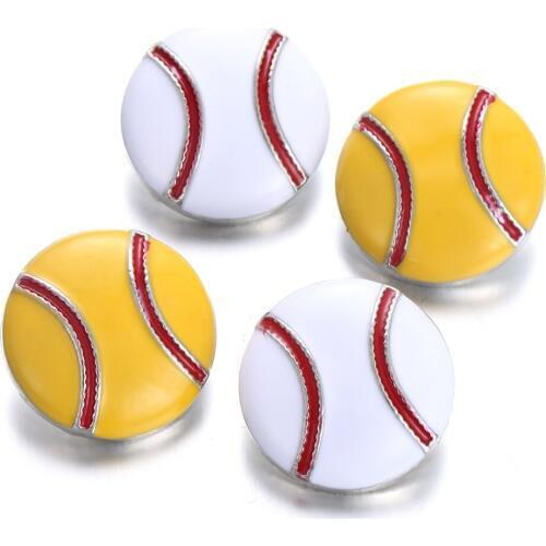 6pcs/lot New Snap Jewelry 18MM Metal Ball Snap Buttons Jewelry Baseball Snap Fit Snap Bracelet Bangle for Women Button Jewelry