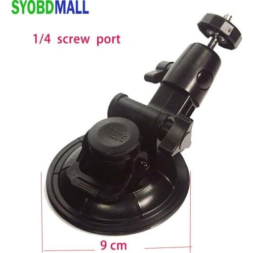 9CM Sucker Base Car Dashcam Bracket for GoPro Hero 5/4 Desktop Stand Holder with 1/4 Screw for Gopro Hero1/2/3/3+ Digial Camera