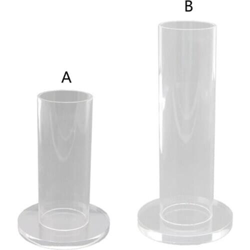 Acrylic Scrunchie Holder Stand Clear Jewelry Organizer Velvet Hairband Bracelet Watch Display Stand Hair Scrunchy Holder