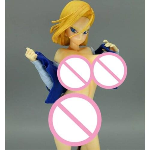 Android 18 Lazuli huge breast 1/6 scale anime girl figure naked anime figures