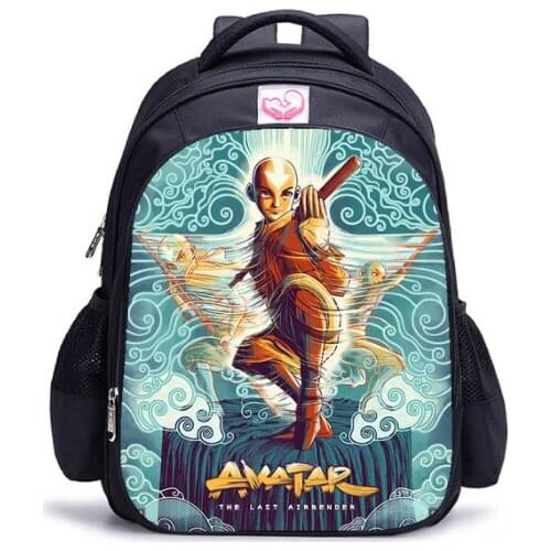 Avatar The Last Airbender School Bags Aangs Avatar State With Raava Beautiful backpack for Men Women