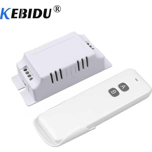 Kebidu 433Mhz 220V Wireless Remote Control Switch Universal DCRelay Receiver Module RF Transmitter 433 Mhz For Door Lighting