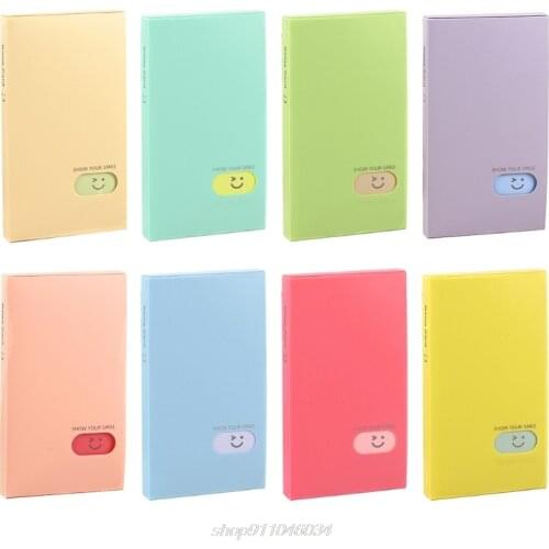 120 Pockets Business Card Book ID Credit Holder Name Card Picture Photo Album Storage Case Keeper M09 21 Dropship