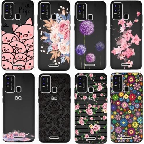 For BQ 6630L MAGIC L Case Rose Wolf Cute Patterned Cover Soft Silicon Phone Case for BQ 6630 l Magic L Top Quality