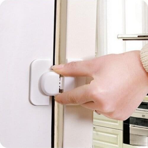 Baby Children Safety Lock Refrigerator Drawer Lock Childrens Square Cabinet Door Security Lock Kids Baby Care Safety Lock Strap