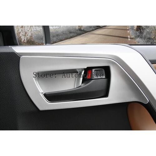 For Toyota RAV4 2013 - 2017 ABS Inner Side Door Handle Bowl Cover Trim 4 Pcs / Set New accessories
