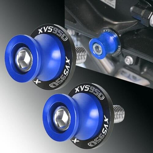 FOR YAMAHA XVS 950 XVS950 BOLT CSPEC RSPEC 2015 2016 2017 2018 2019 2020 2021 Motorcycle 6MM Swingarm Spools Stand Screws Slider