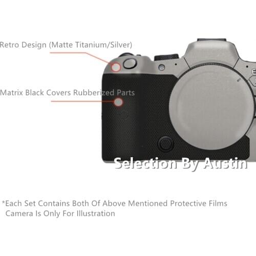 Retro Design Lens Decal Sticker For Canon EOS R5 EOS R6 EOS R EOS RP Protector Anti-scratch Coat Wrap Cover Case
