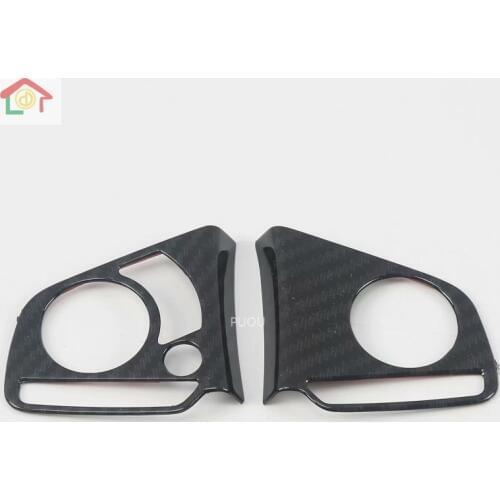 Carbon Fiber Chrome Steering Wheel Switch Button Sequin Cover Trims With 3M Tape For Honda CR-V CRV 2017-2019 Car Accessories