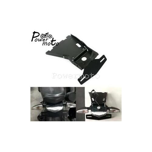 Motorcycle Tail Mount License Plate Bracket Rear Holder For BMW R nineT 14-19 R9T OEM Taillight Turn Signal Lights Mount Holder